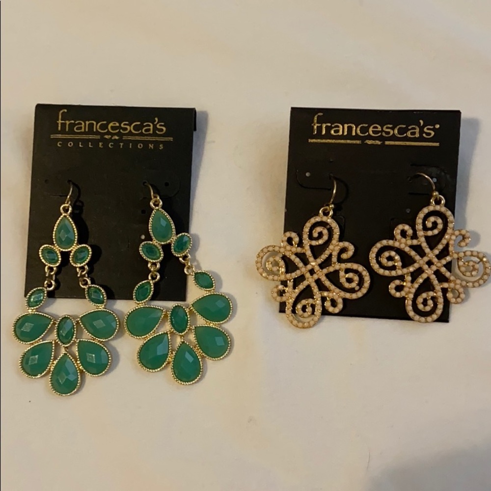 NWT Set of 2 Francesca earrings